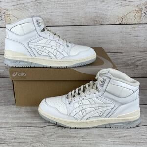 Asics EX89 MT Mens Sz 12 Mid Sneakers All White 1203A296-100